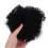 30G Natürliche Menschenhaar Dreadlock Extensions Afro Schwarz 4