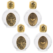 4pcs Holy Water Bottles Glass Religious Container