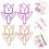 40pcs Tulip Flower Shaped Paper Clips Colored Note Holders 11