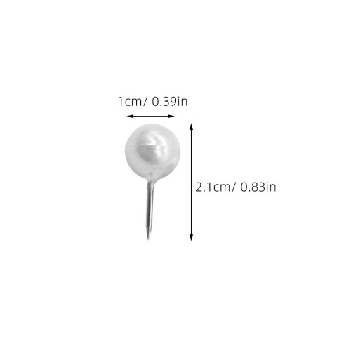 100pcs Round Push Pins for Cork Board Office Home Tacks 1