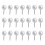 100pcs Round Push Pins for Cork Board Office Home Tacks 11