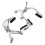 2pcs Bike Brake Calipers Front Pull Long Arm for Road Bicycle 10