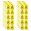 100pcs Anti-Static Warning Labels for Electrical Devices 10