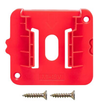 Power Tool Battery Organiser with Wall Mount, Battery Holder for Tool Storage, Compatible with Most Battery Sizes and Models