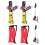 6Pcs Firefighter Party Decorations Inflatable Hydrant Extinguisher 8