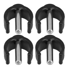 4 Pcs C-Shape Latch Clamp for 22mm Tube Walker Crutch Accessories