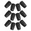 12pcs 11mm Walking Cane Tips Non-Slip Trekking Pole Caps 11