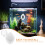 White Vintage Betta Training Mirror ABS for Aquarium Decoration 10