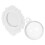 White Vintage Betta Training Mirror ABS for Aquarium Decoration 1