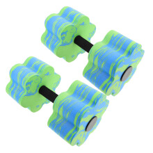 2pcs Aquatic Exercise Dumbbell for Water Aerobics Pool Fitness