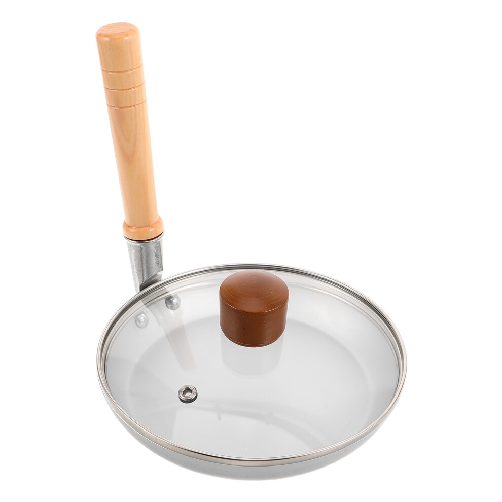 1 Set Japanese Nonstick Skillet with Lid - Mini Frying Pan