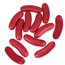 12Stk Fake Hot Dog PVC Rot Lebensnahes Fast Deko Modell