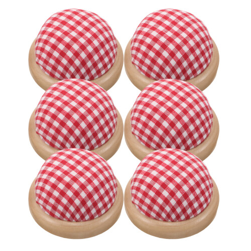 6pcs Pin Cushions Sewing Needle Organizer Stable Base