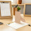 3pcs Self-Adhesive Picture Frame Easel Backs 5 Inch Stand 7