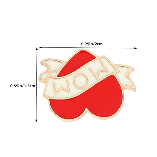 8 Rood Moeder Broche Speld Set Emaille Legering Moederdag 1