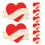 8 Rood Moeder Broche Speld Set Emaille Legering Moederdag 11
