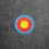 1 Roll Fluorescent Arrow Target Pasters 76mm Shooting Markers 5