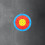 1 Roll Fluorescent Arrow Target Pasters 76mm Shooting Markers 7