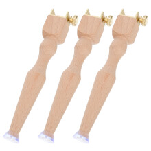 3pcs Wooden Embroidery Hoop Stand Adjustable Needlework Holder