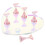 Heart-Shaped Acrylic Nail Holder Display Tray for Beginners and 1