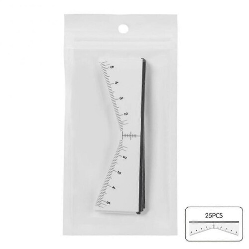 Disposable Eyebrow Ruler Stickers Precise Brow Mapping Ruler Stickers for Perfect Eyebrow Shaping 1