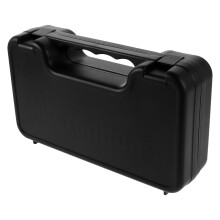 Plastic Microphone Storage Box with Cotton Liner Portable Case