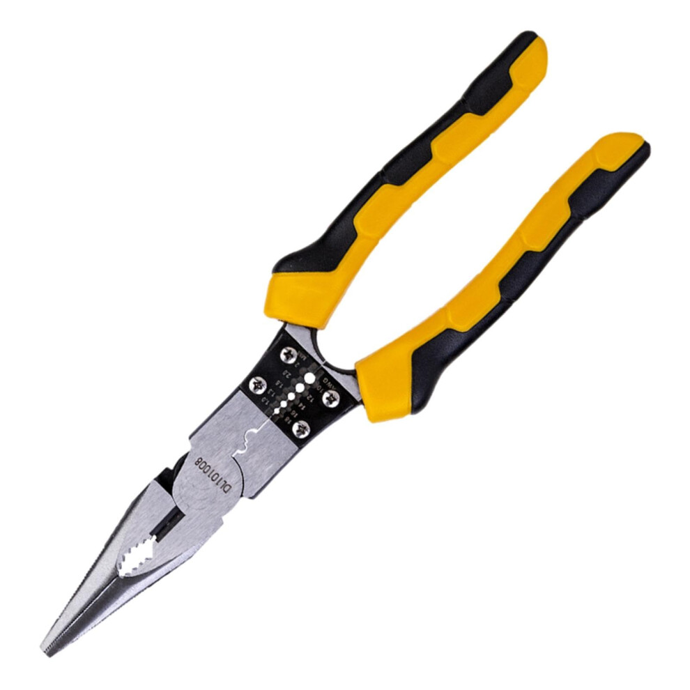 Wire Pliers, Wire Stripper Pliers For Electricians | Multi-Function Tapered Nose Pliers For Stripping Electrical Cables 9016109689191