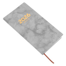 Multifunctionele Grijze Dagplanner Met Flip Ontwerp En PU Cover