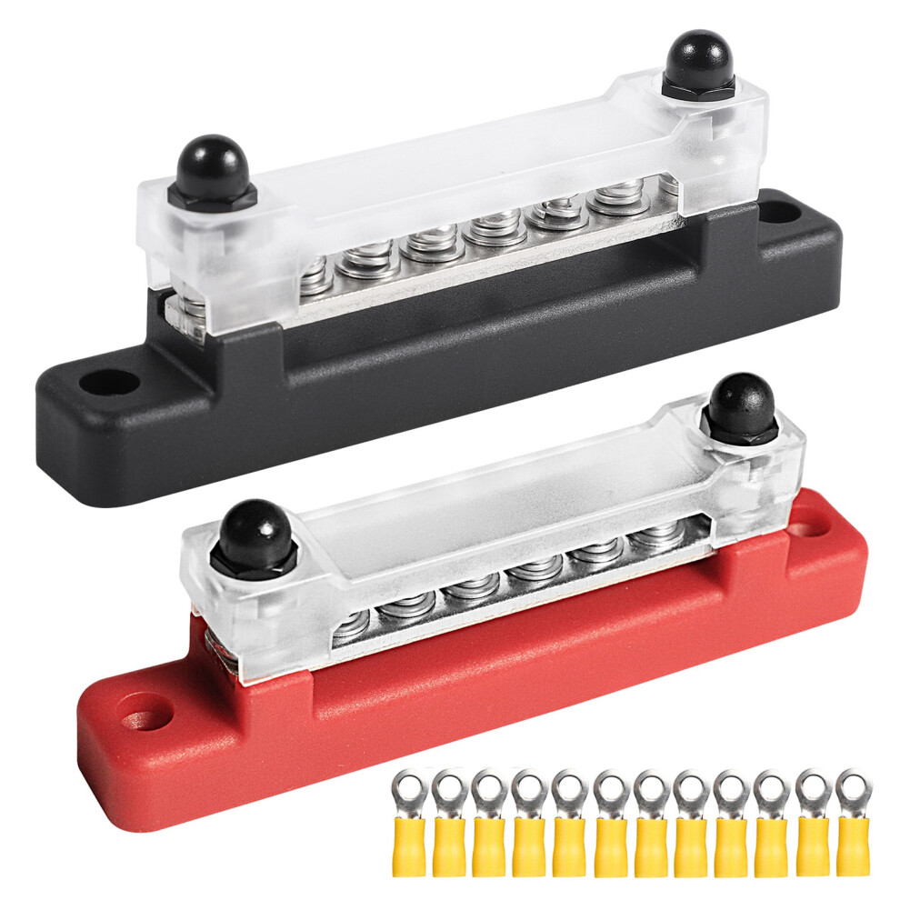 6 Terminal Single-Row Bus Bar 150A Busbar Block 8320539934266