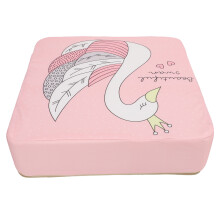 Kleinkind Sitzkissen für Booster, 32x32x8 cm, rutschfest, mit Cartoon-Schwan