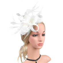 Tea Party Fascinators Kentucky Headband Derby Hat Wedding Cocktail Flower Feathers Ribbon Fascinator