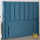 (Mink, 4ft6") Velvet Headboard for Divan Bed 54" Winged Panel 4
