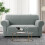 (2-Seater Sofa Cover-Blue Grey) Stretchable Elastic Sofa & Couch Protector for 1/2/3 Seater 1