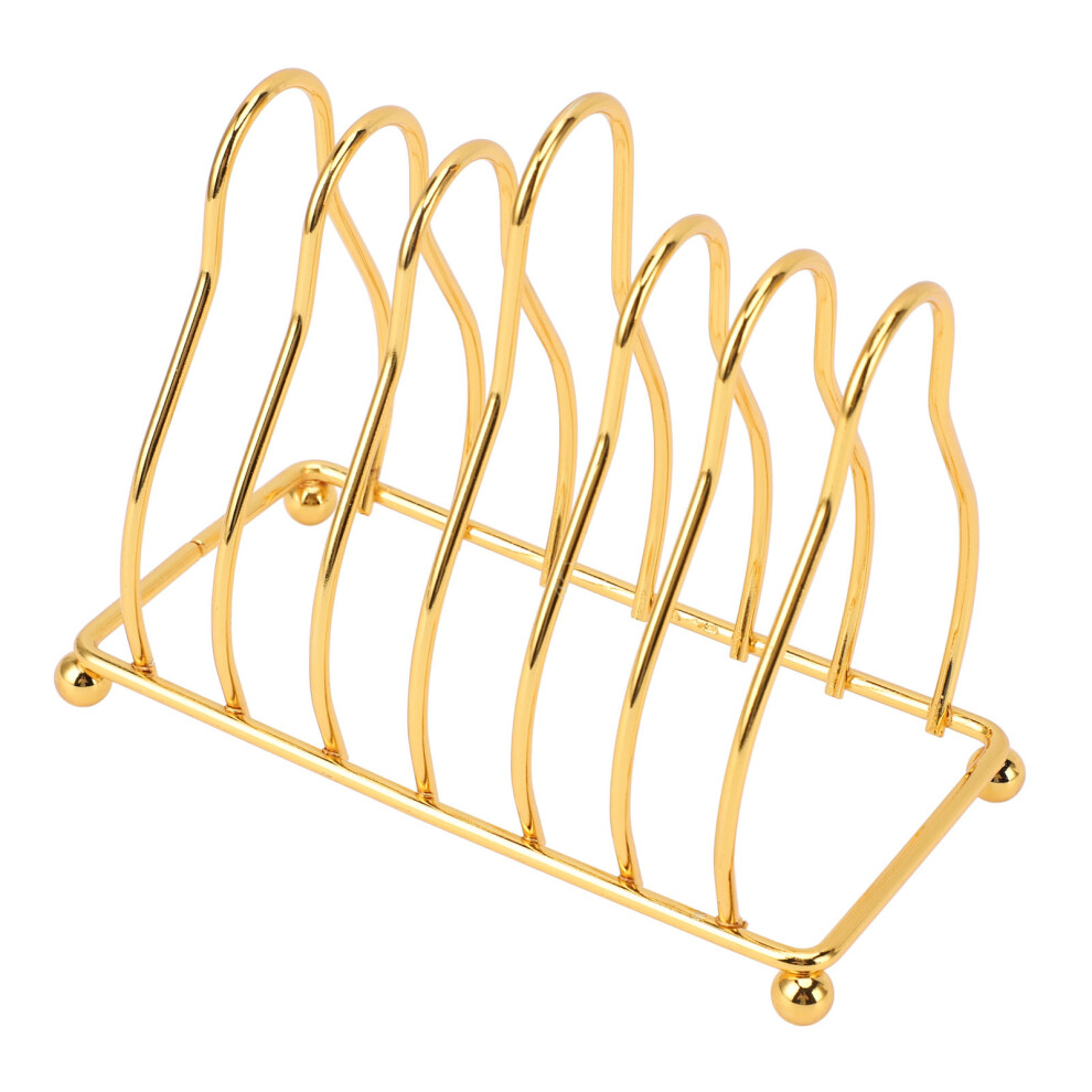 Gold Versatile Coaster Organizer For Nail Polish And Cosmetic Palettes