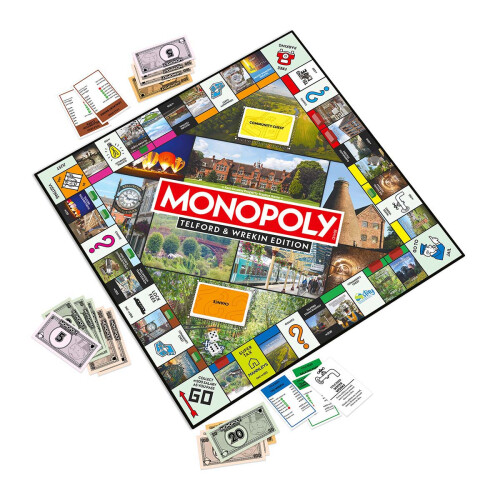 Monopoly Telford and Wrekin Monopoly Board Game 1