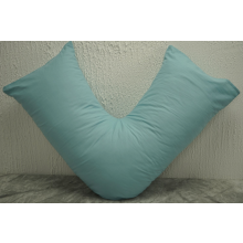 (Duck Egg) V Pillowcases Covers Polycotton Back Neck Maternity Support V Cushion Cases Only