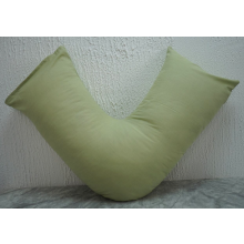 (Sage Green) V Pillowcases Covers Polycotton Back Neck Maternity Support V Cushion Cases Only
