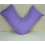 (Purple) V Pillowcases Covers Polycotton Back Neck Maternity Support V Cushion Cases Only 1
