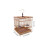 Bamboo Bird Cage: Handmade Rectangular Cage with Tray & Hook 2