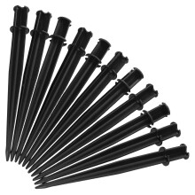 10 Pack Plastic Ground Spikes for Solar Lights Garden Lamp Holders