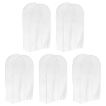5pcs PVC Transparent Doll Rain Covers Waterproof Dustproof for Travel