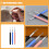 6pcs Needle Clay Tools for Polymer Clay Art Projects 8