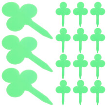 100pcs Shamrock Plant Label Stakes Garden Markers