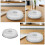 2pcs 18cm Stainless Steel Griddle Lid for Flat 7