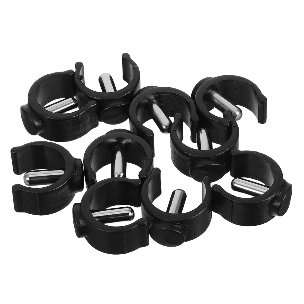 Inoomp 10 Pcs C-Shape Buckle Pin Locks For Walker Cane Crutch Stability