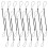 15pcs Retractable Stylus Pen Tether with Replaceable Lanyard 1