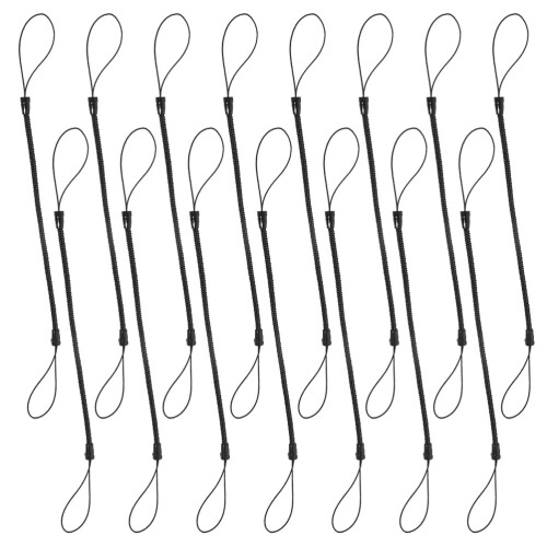 15pcs Retractable Stylus Pen Tether with Replaceable Lanyard