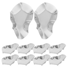 10pcs Stainless Steel Oyster Serving Bowl for BBQ Sauces