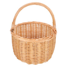 Handwoven Willow Picnic Basket with Handle for Weddings Gatherings