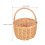 Handwoven Willow Picnic Basket with Handle for Weddings Gatherings 3